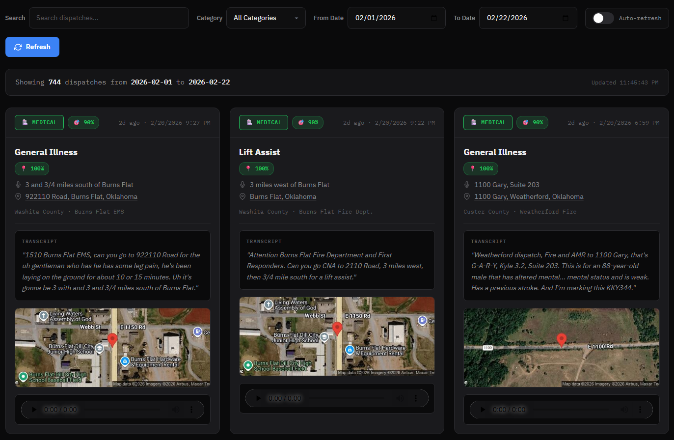 Dispatch Archive screenshot